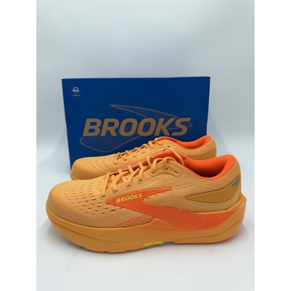Brooks Men's Ghost Max 3 Running Shoes Orange Size 10 D New In Box $160 MSRP